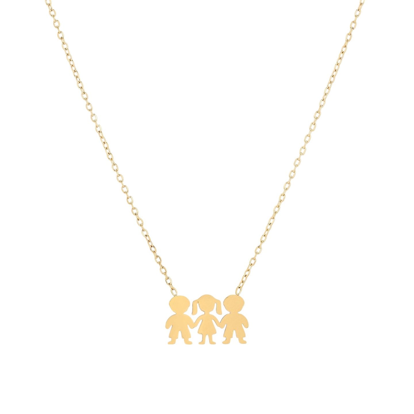 Collier Delicate deux garçons et une fille