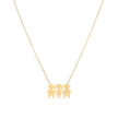 Collier Delicate deux garçons et une fille