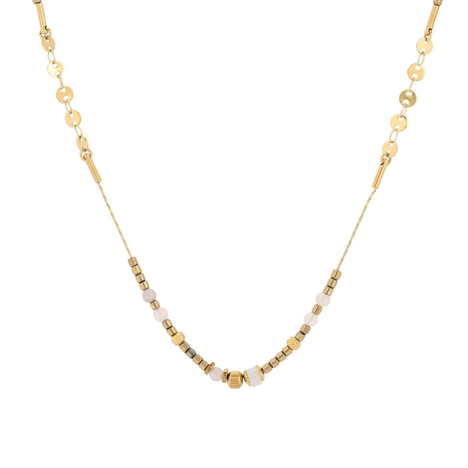 Collier en acier avec petits éléments