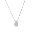 Collier Delicate goutte avec brillants