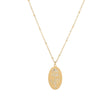 Collier lisse avec rose