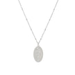 Collier lisse avec rose