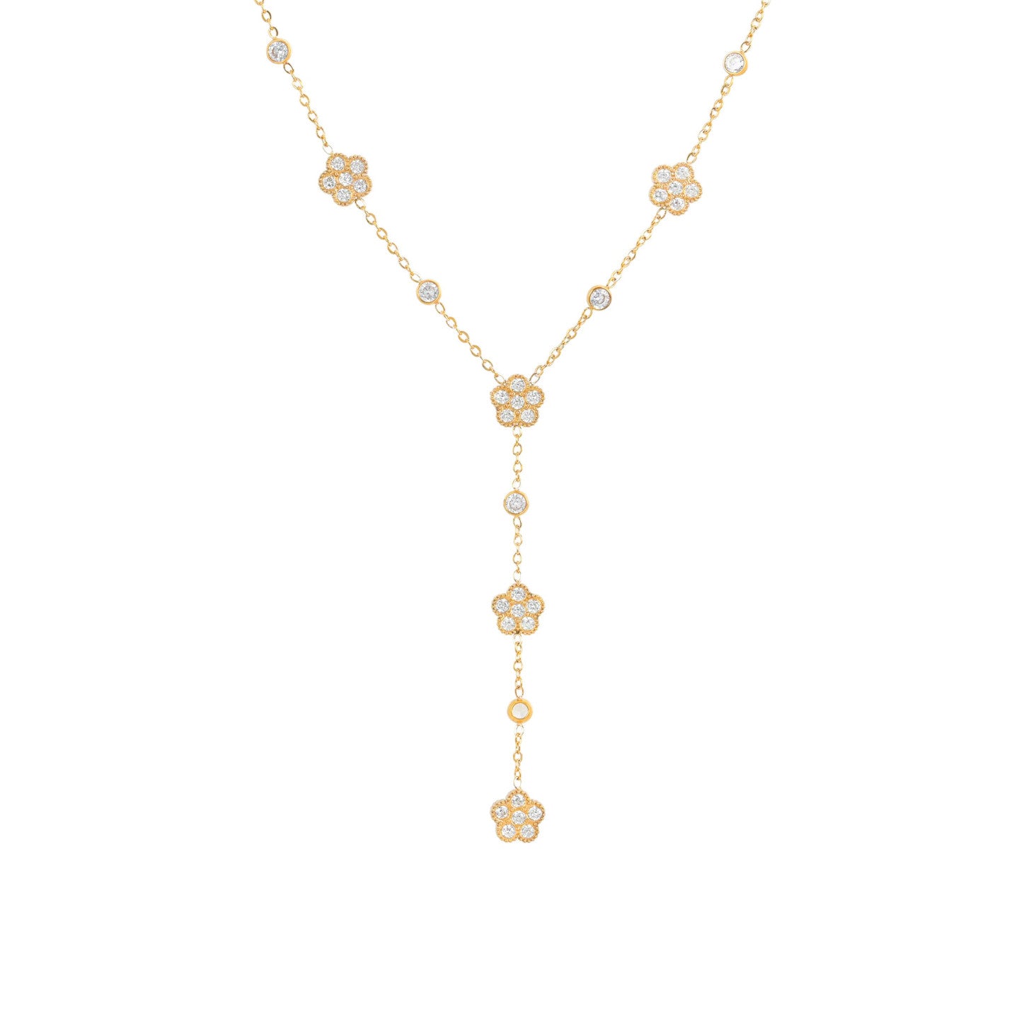 Collier Margaridas et Zircons