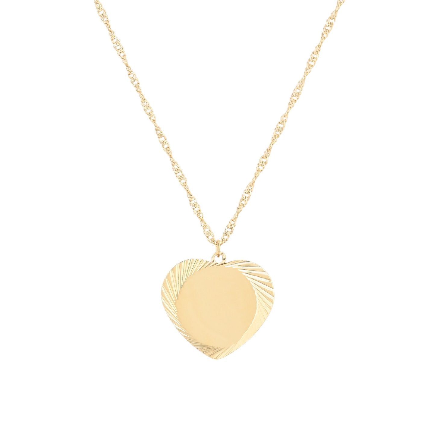 Collier Coeur pour gravures