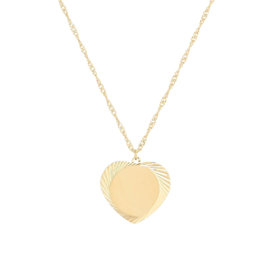 Collier Coeur pour gravures