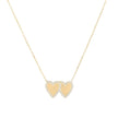 Collier Double Coeur pour gravures