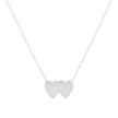 Collier Double Coeur pour gravures
