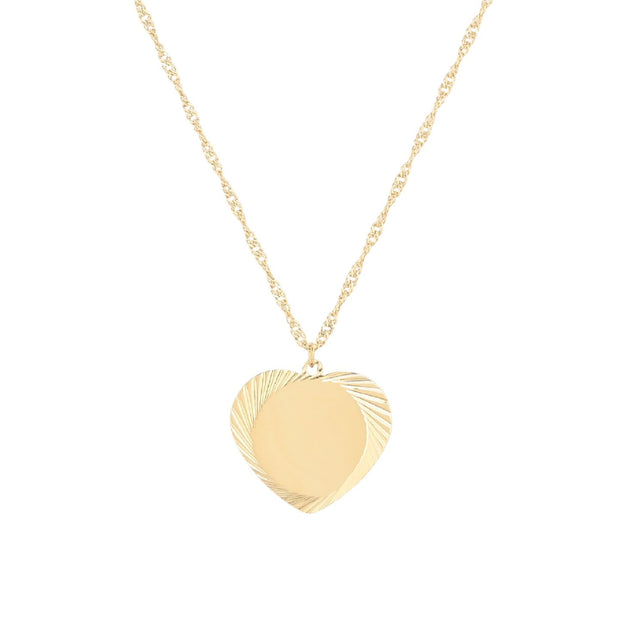 Collier Coeur pour gravures
