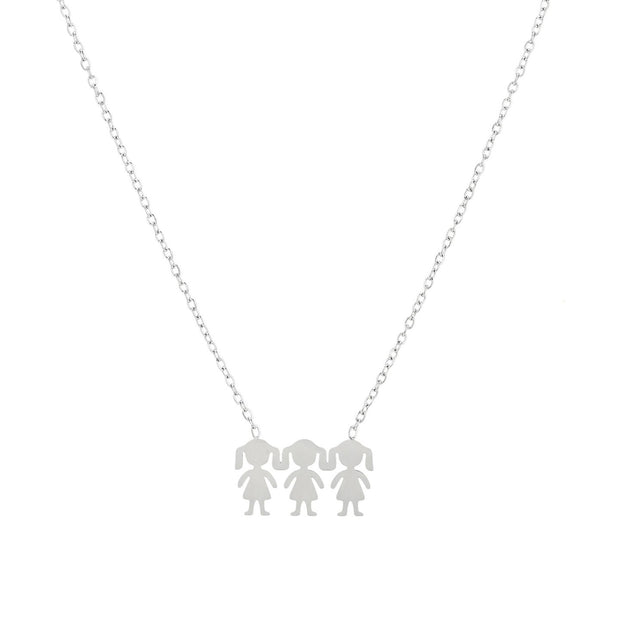 Collier Delicate trois filles