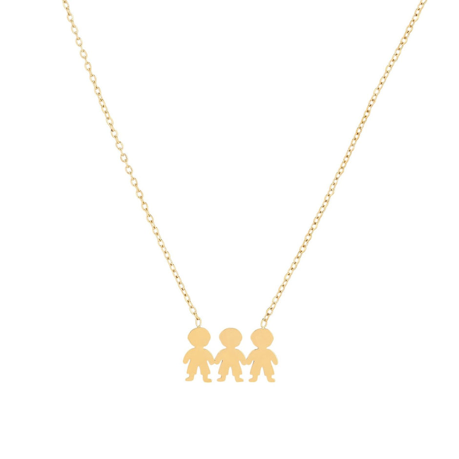 Collier Delicate trois garçons