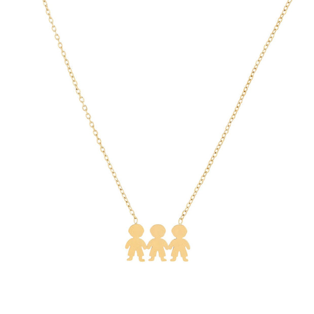 Collier Delicate trois garçons