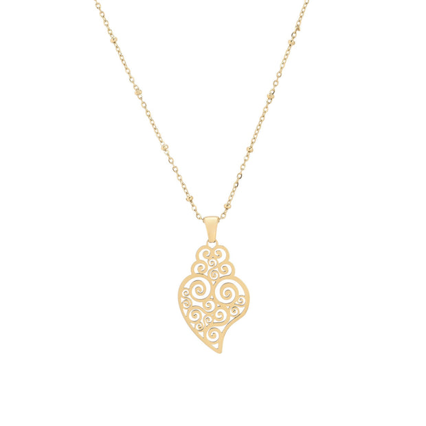 Collier en acier Cœur de Viana