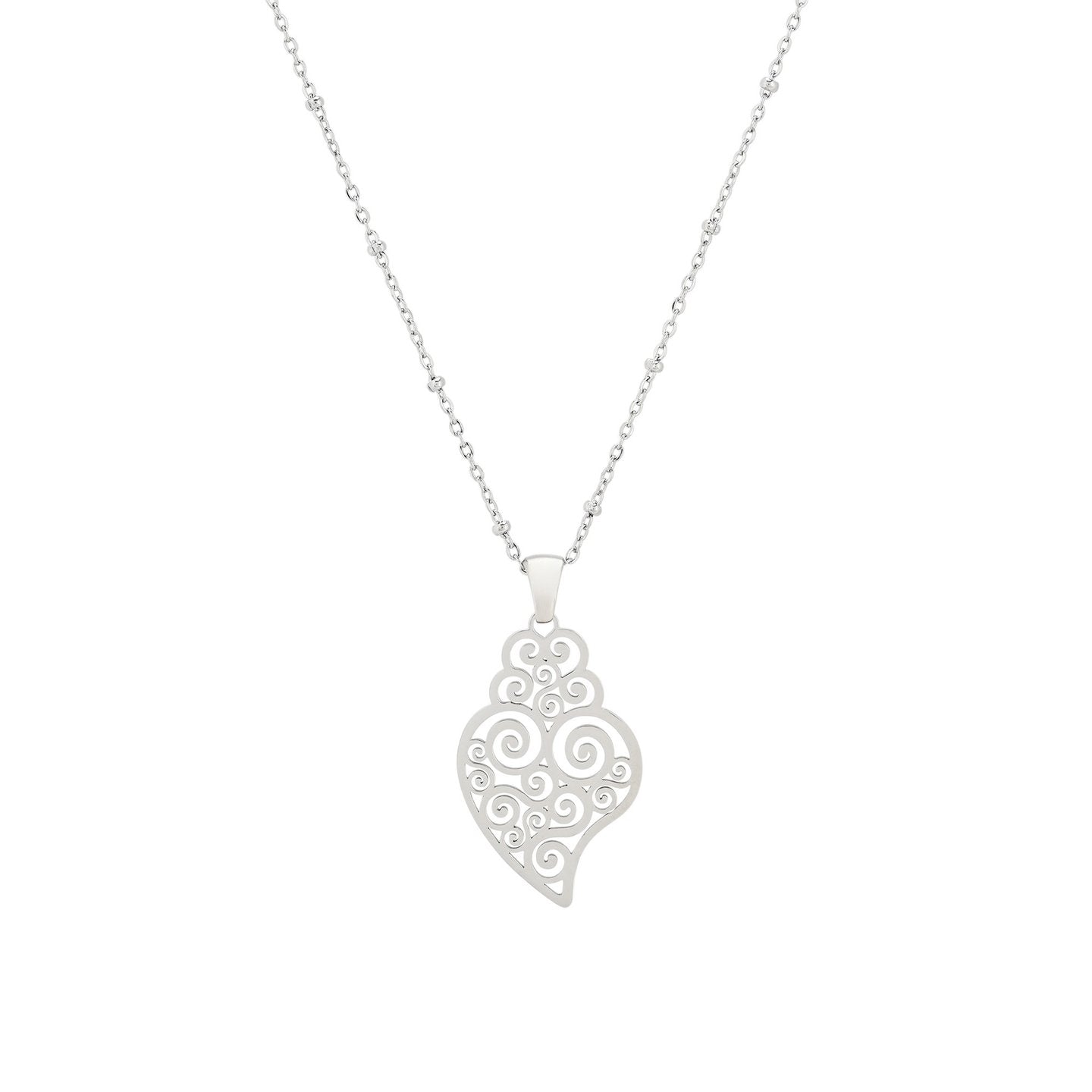 Collier en acier Cœur de Viana