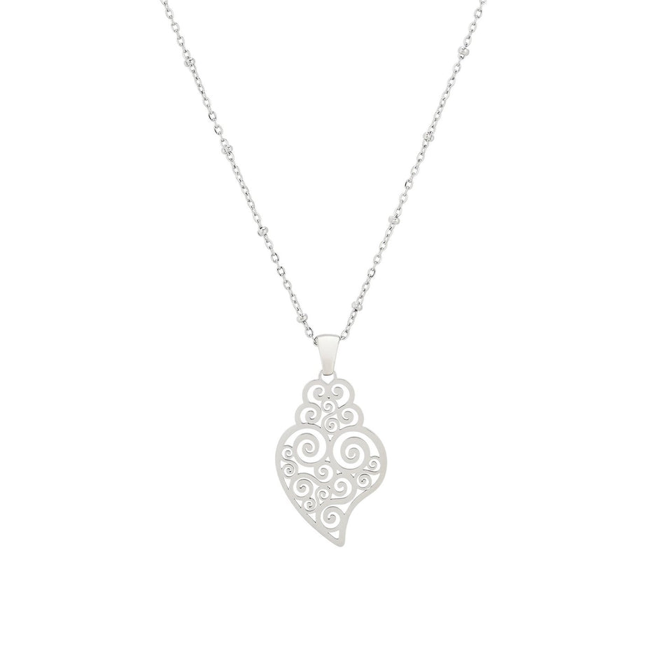 Collier en acier Cœur de Viana