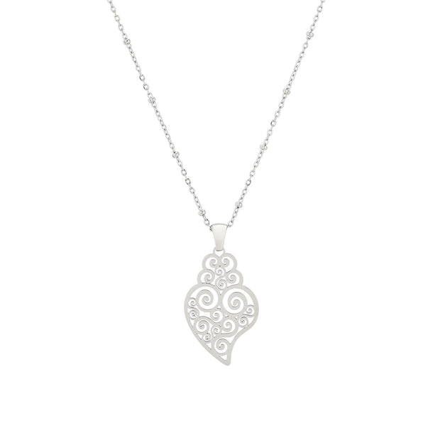 Collier en acier Cœur de Viana