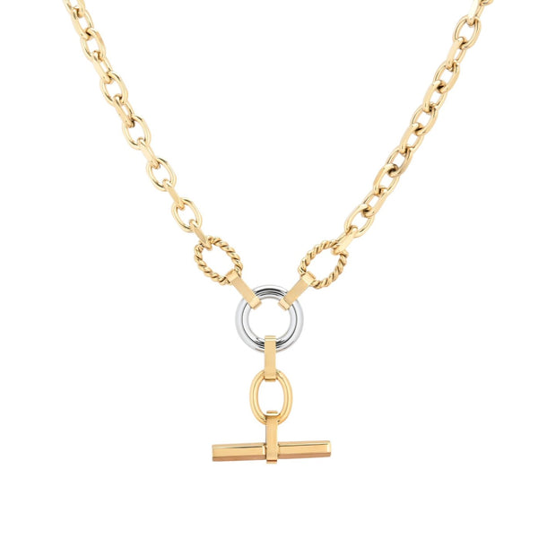 Collier en acier inoxydable avec maillons