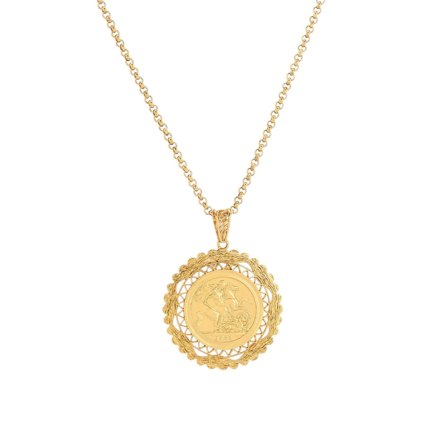 Collier balance antique