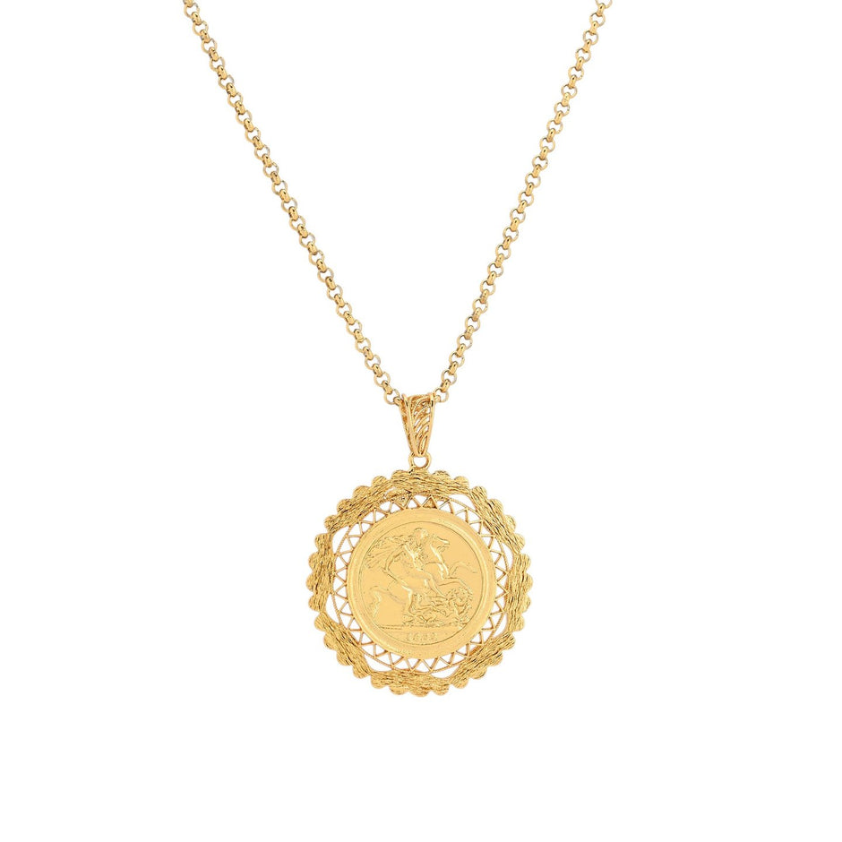 Collier balance antique