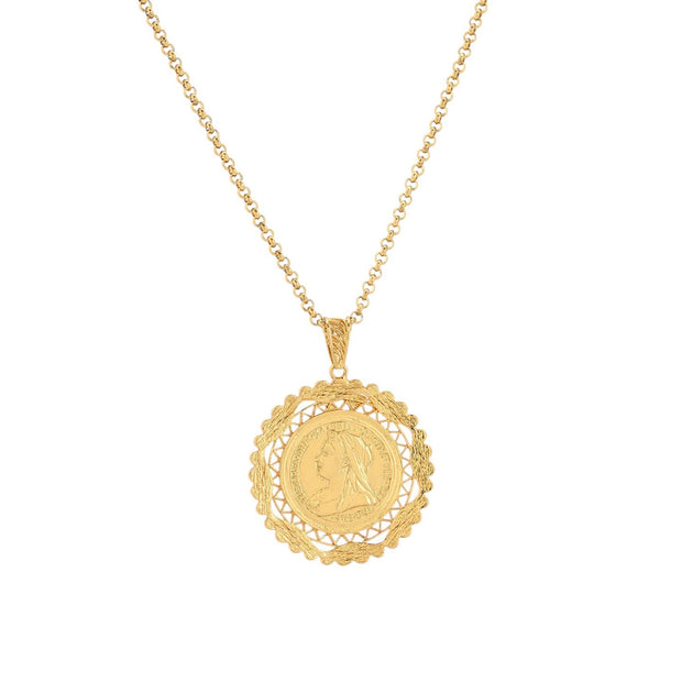 Collier balance antique