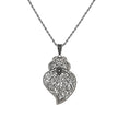 Collier Encantos cœur argenté