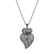 Collier Encantos cœur argenté