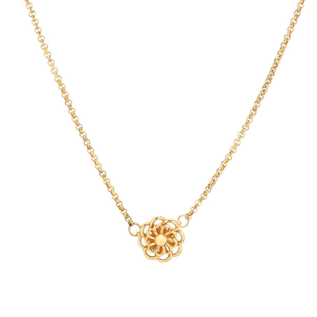 Collier fleur 8MM