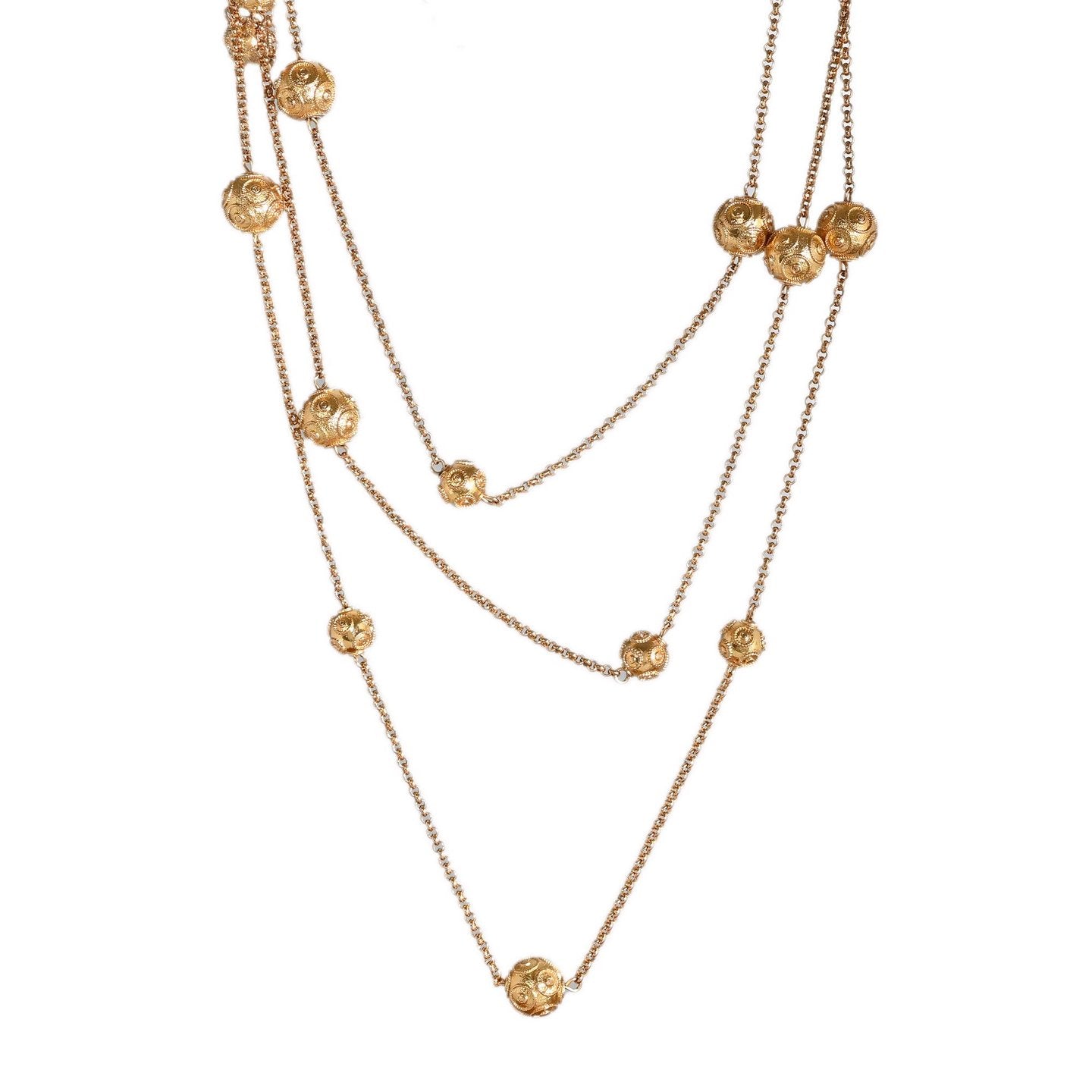 Collier Portugal avec boules Viana