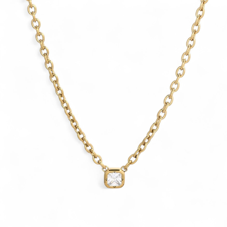 Collier avec zirconia