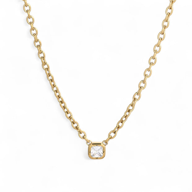 Collier avec zirconia