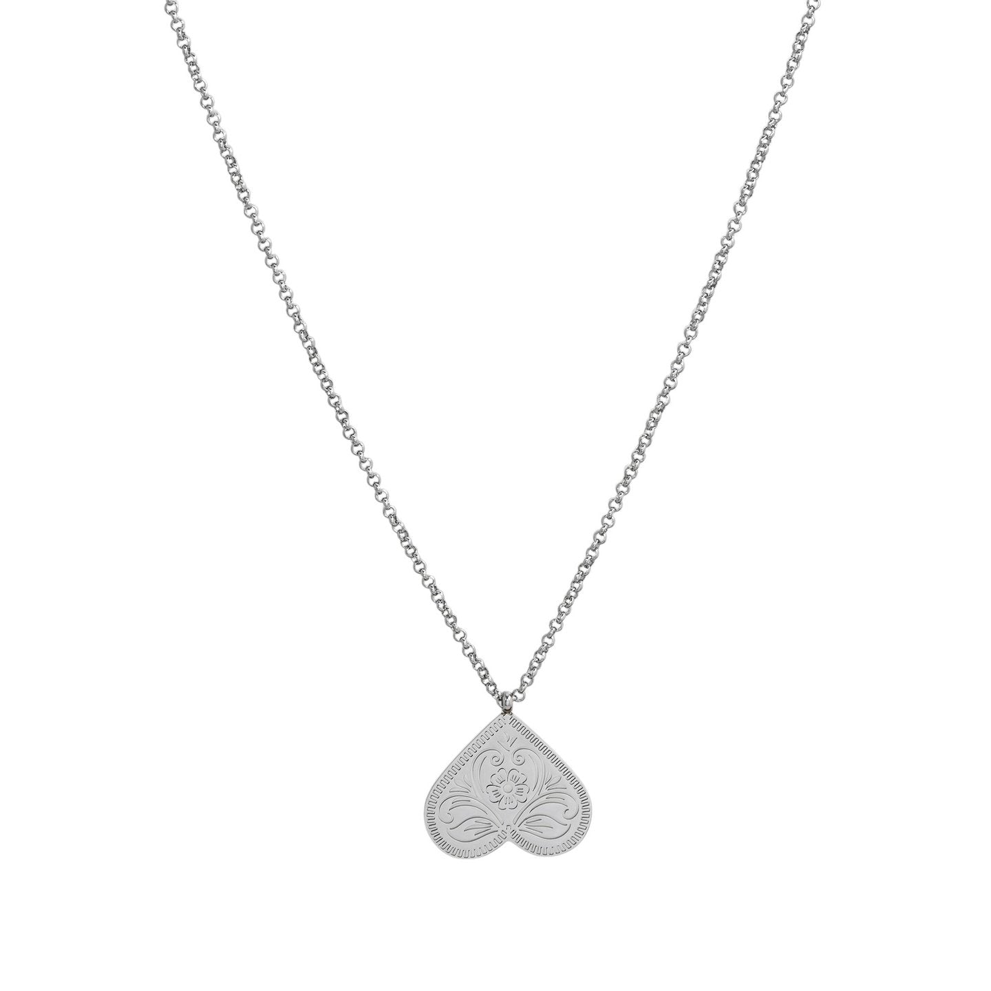 Collier cœur inversé 30 mm