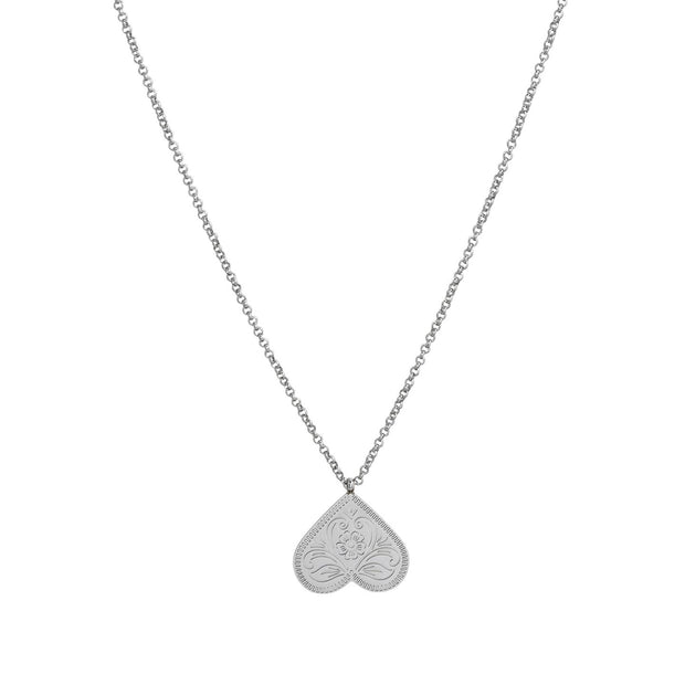 Collier cœur inversé 30 mm