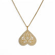 Collier cœur inversé 40 mm