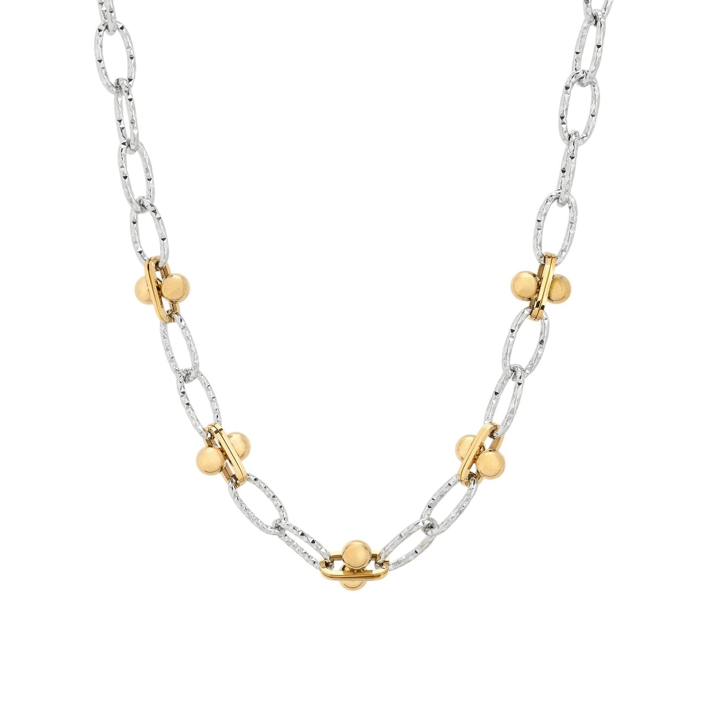 Collier Glamour maille multicolore