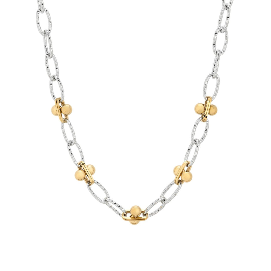 Collier Glamour maille multicolore