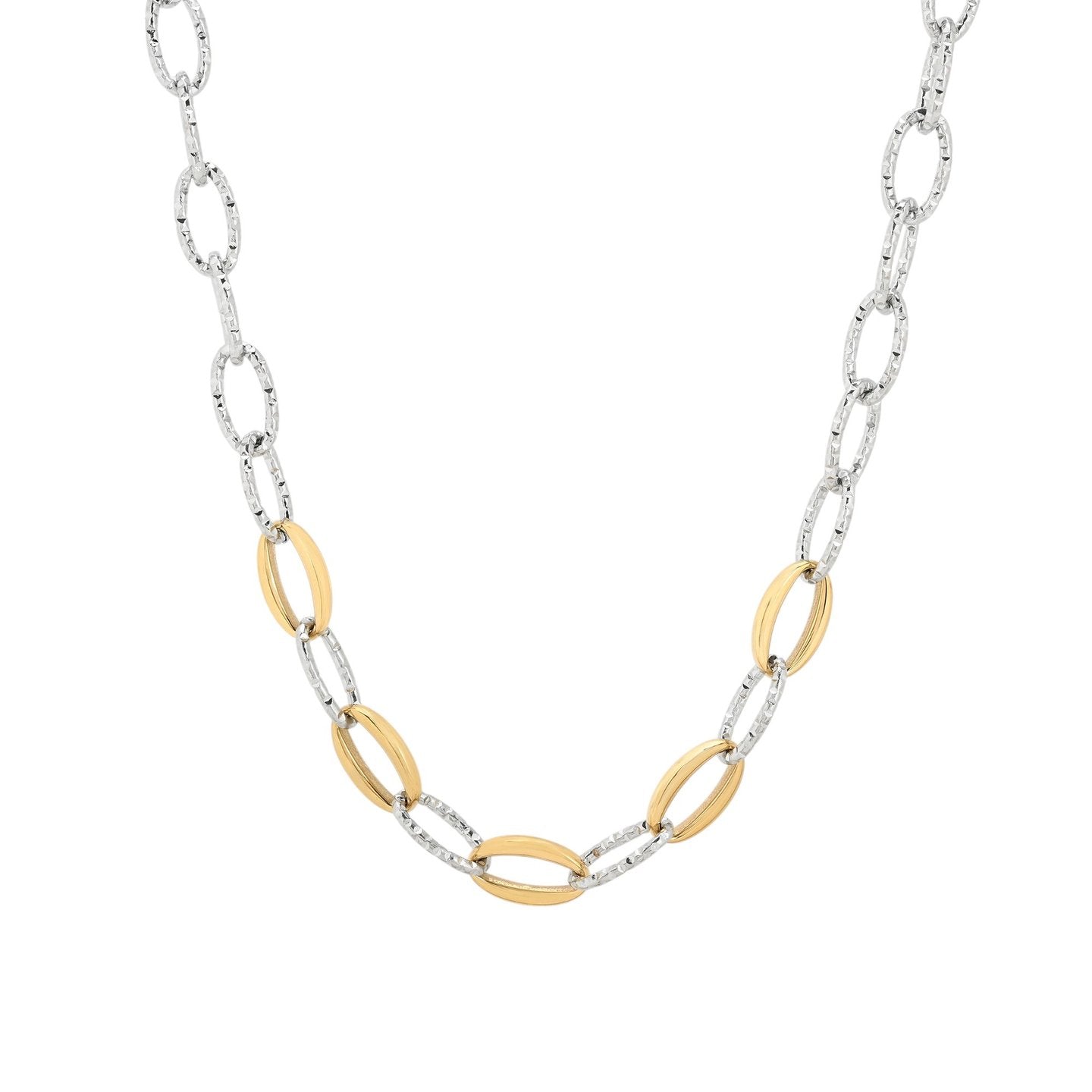 Collier Glamour maille multicolore