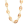 Collier maillons beige