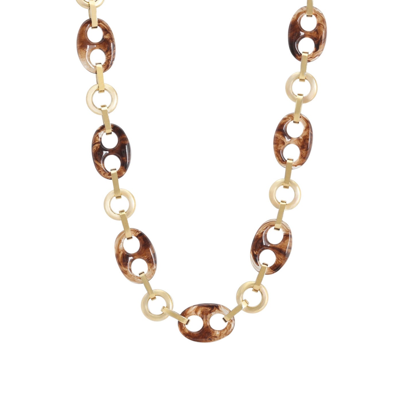 Collier maillons tigresa