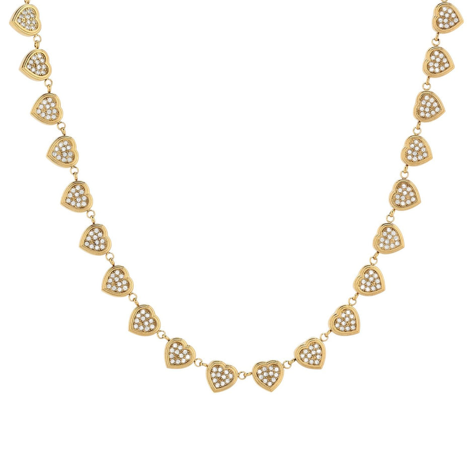 Collier Delicate avec cœurs
