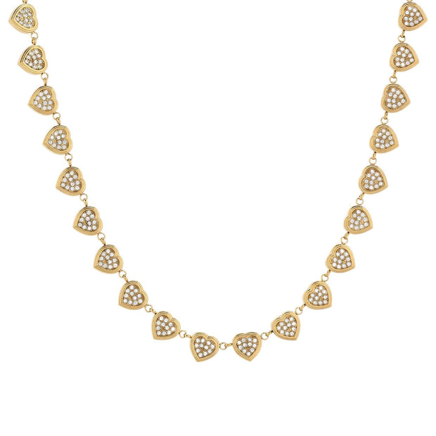 Collier Delicate avec cœurs