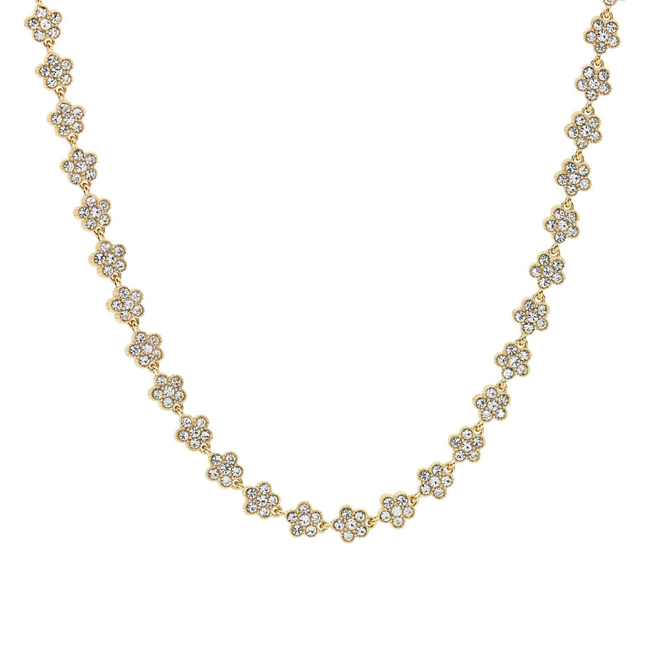 Collier Prestige avec Trèfles et Zircones