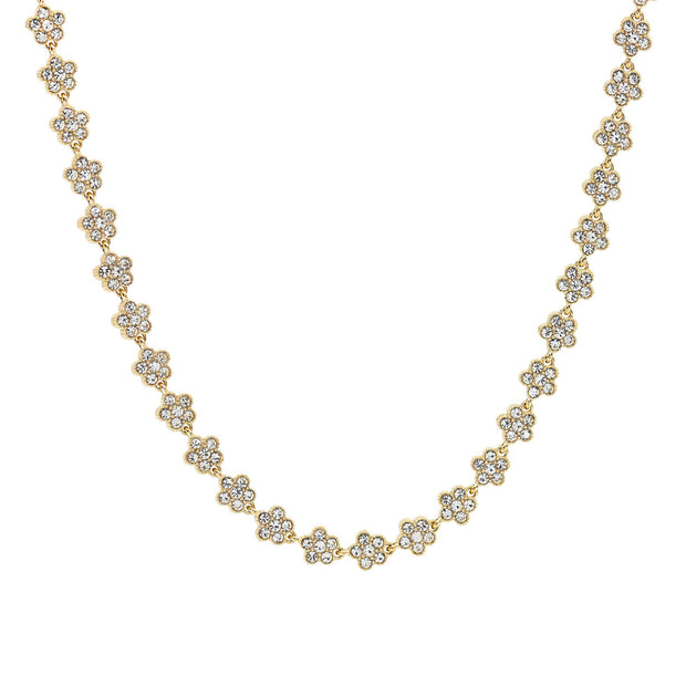 Collier Prestige avec Trèfles et Zircones