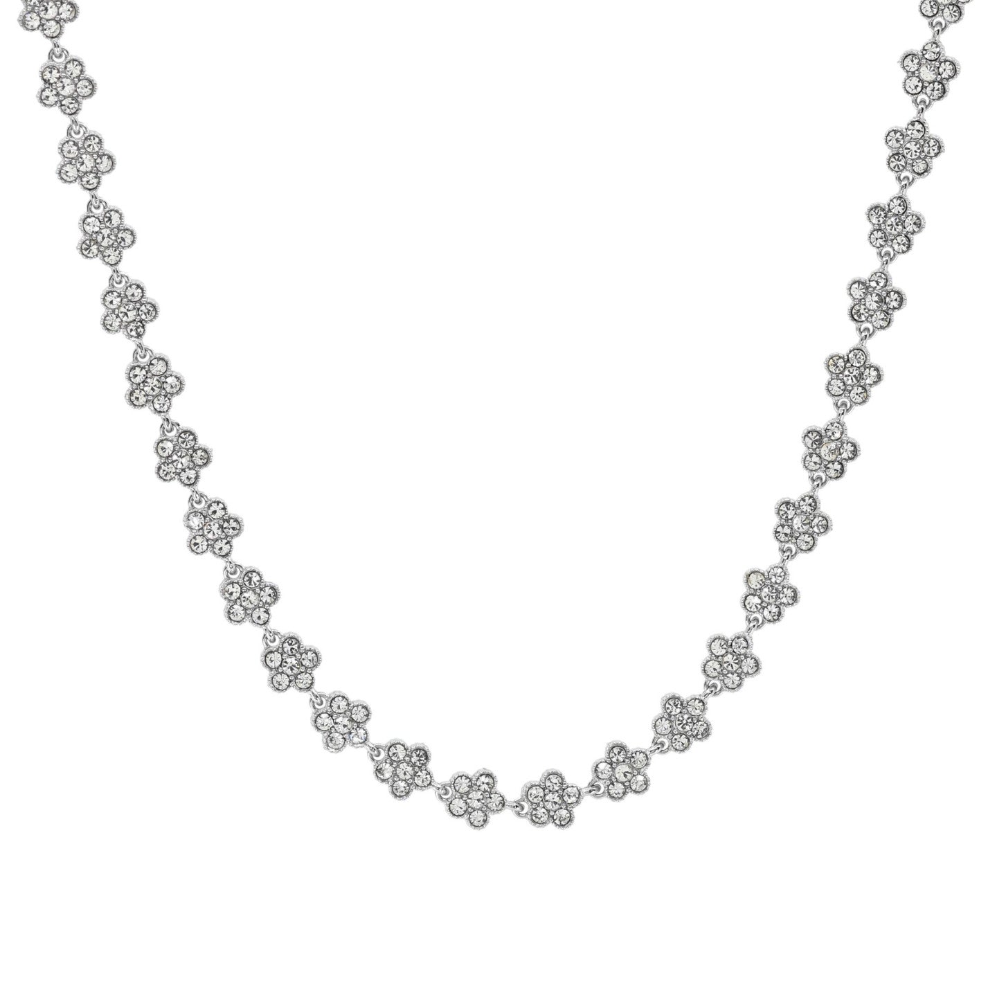 Collier Prestige avec Trèfles et Zircones