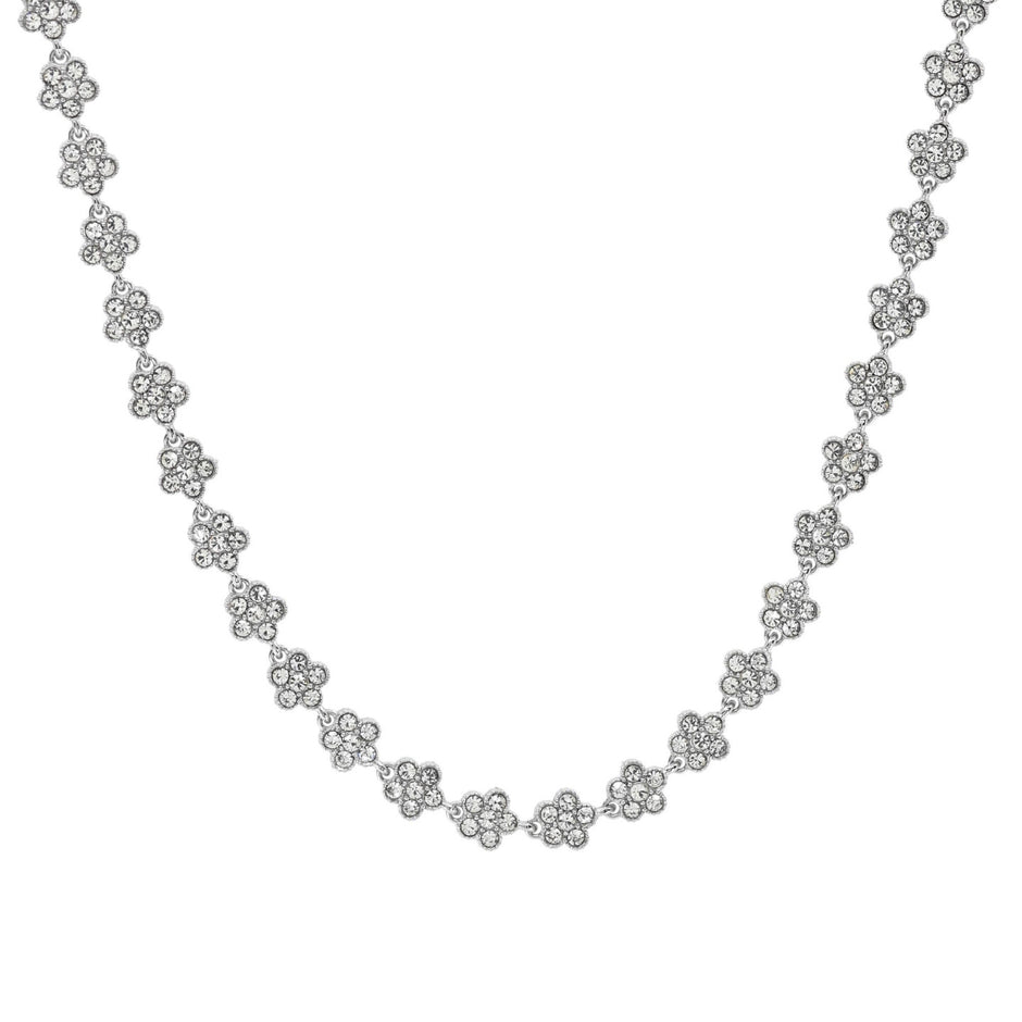 Collier Prestige avec Trèfles et Zircones