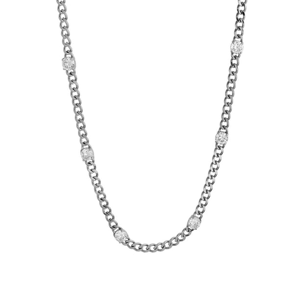 Collier Delicate avec zirconias