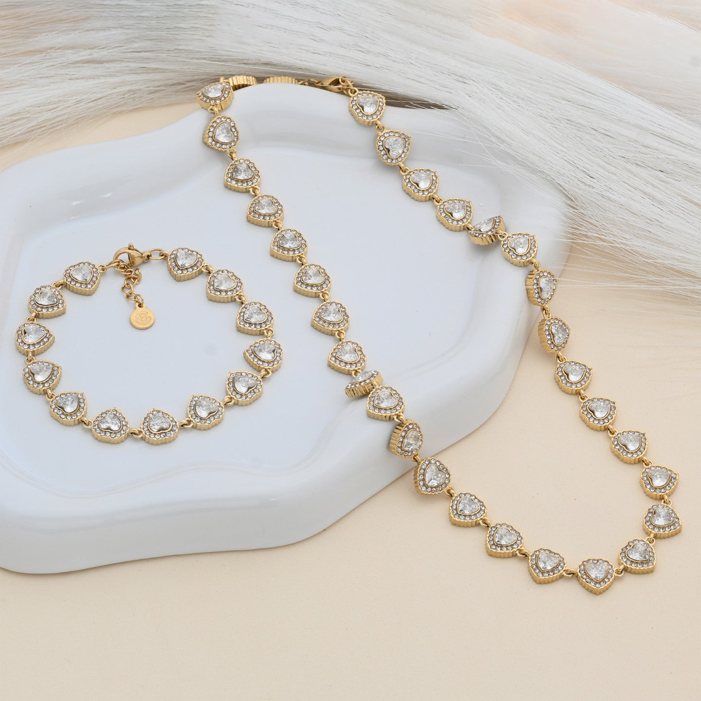 Collier Prestige Cœur Brillant