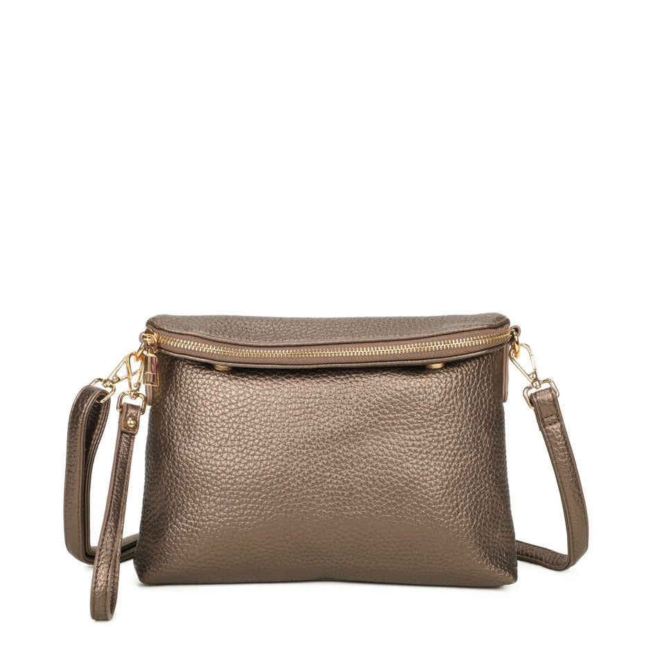 Sac à bandoulière avec pli