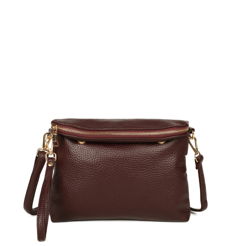 Sac à bandoulière avec pli