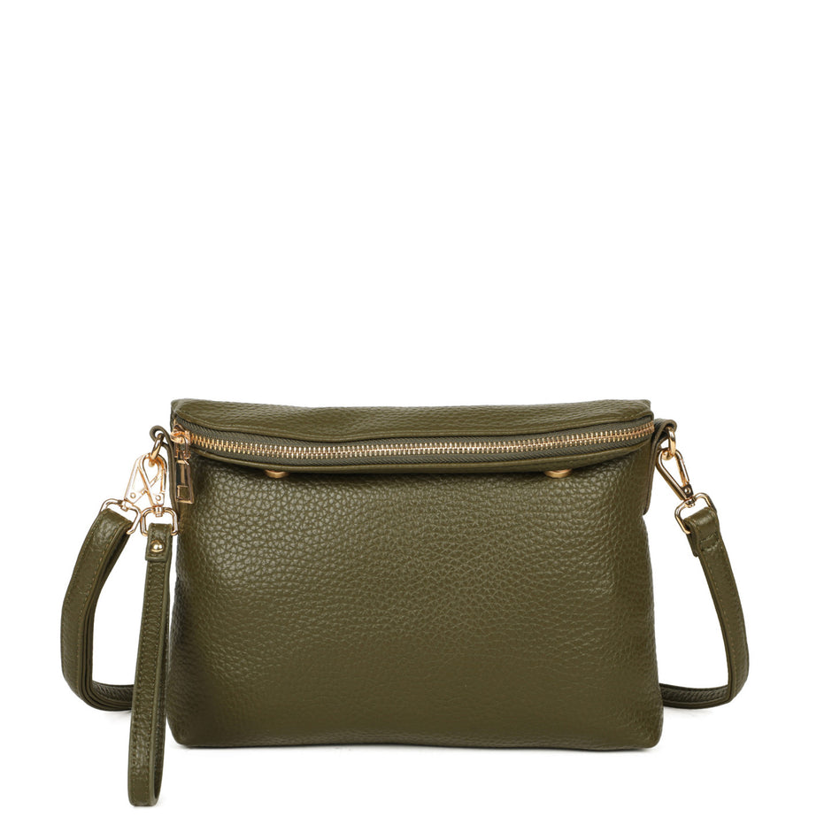 Sac à bandoulière avec pli