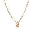 Collier en acier liens avec pendentif