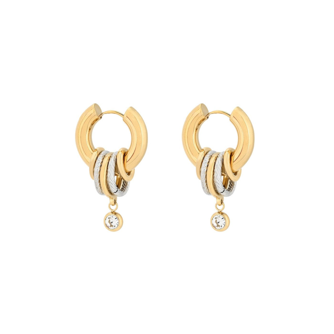 Créoles Esmée avec pendants